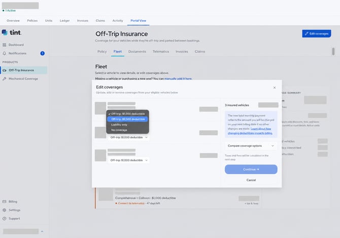 OTI Coverage Options